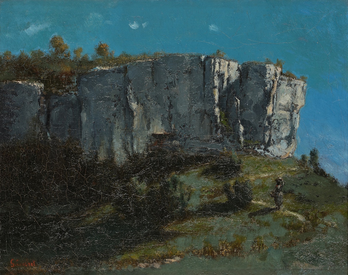 Les Roches by Gustave Courbet