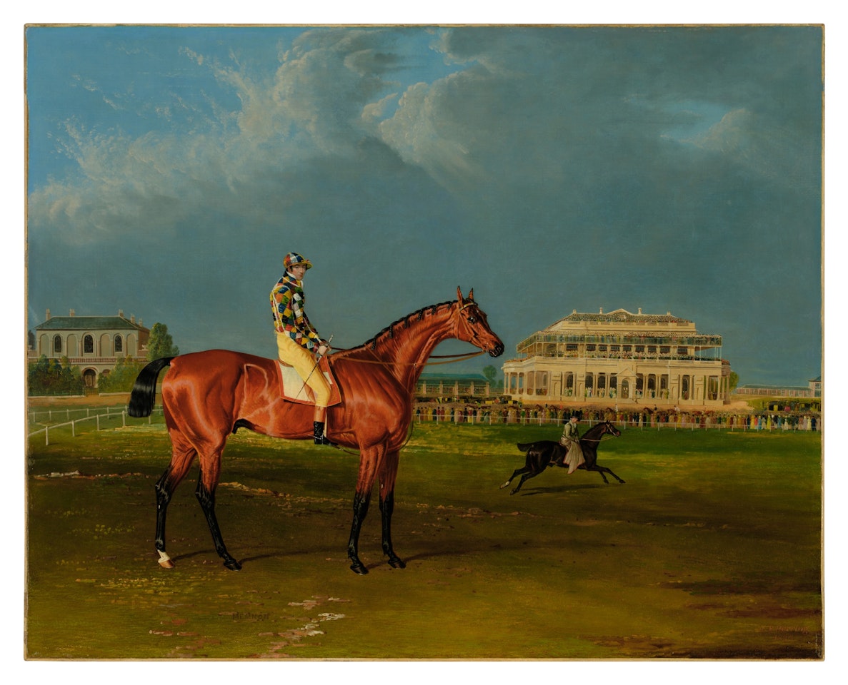 Memnon with William Scott Up on Doncaster Racecourse by John Frederick Herring