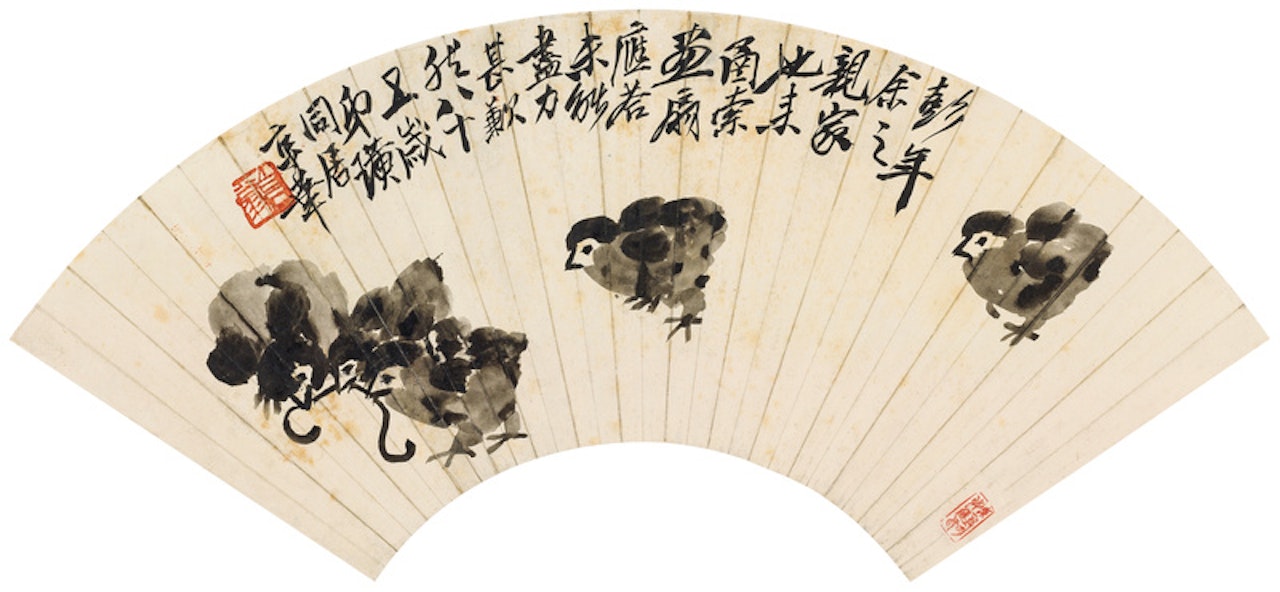 Chickens by Qi Baishi