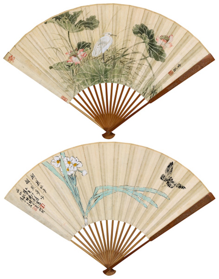 Egret and Lotus by Chen Zhifo