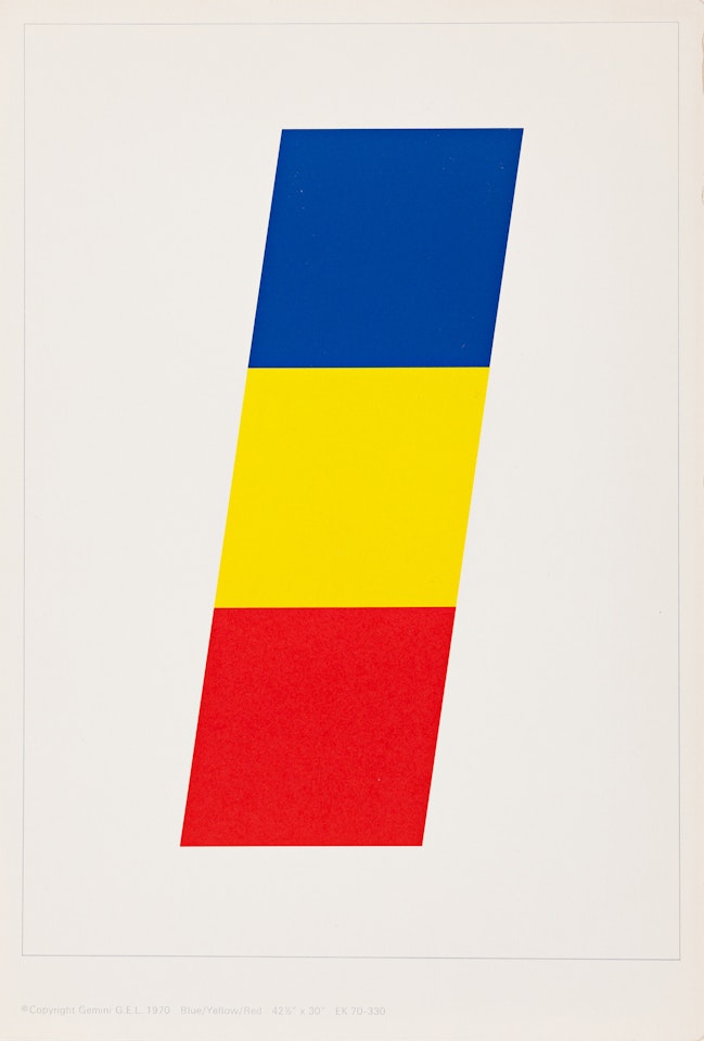 Sample Portfolio by Ellsworth Kelly