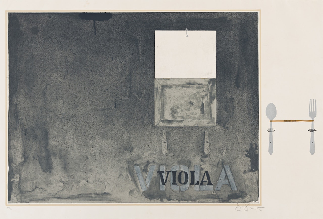 Viola by Jasper Johns