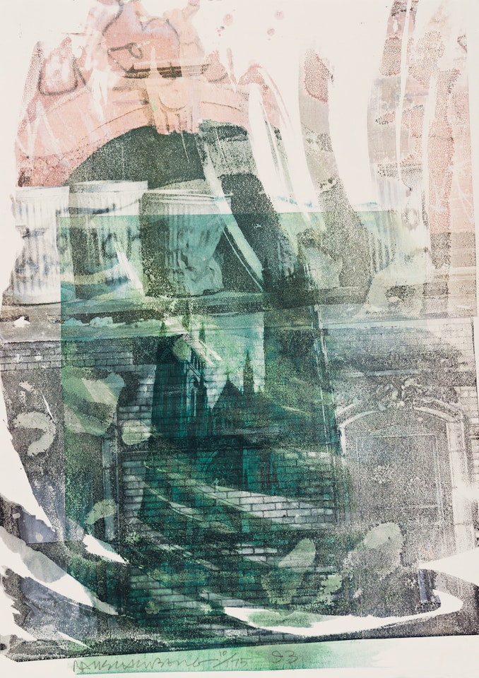 Saint John the Divine (Cathedral Print) by Robert Rauschenberg