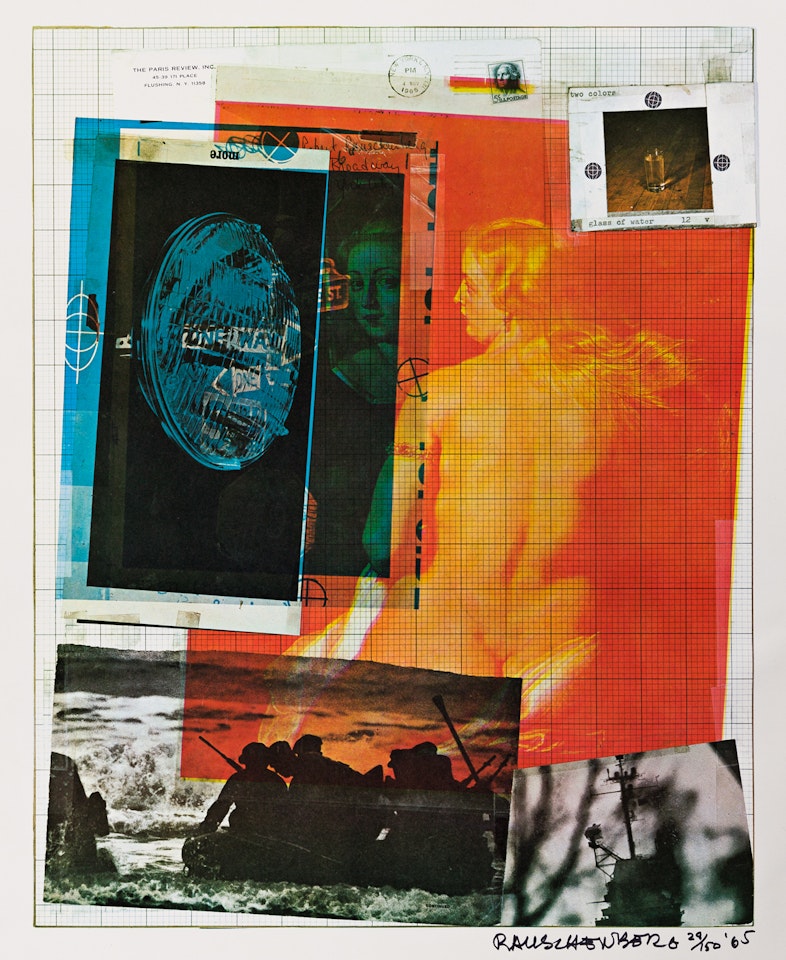 Paris Review Poster by Robert Rauschenberg