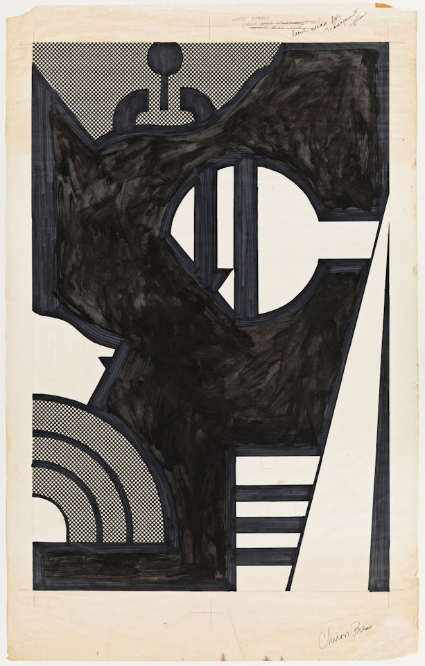 Paris Review Poster by Roy Lichtenstein