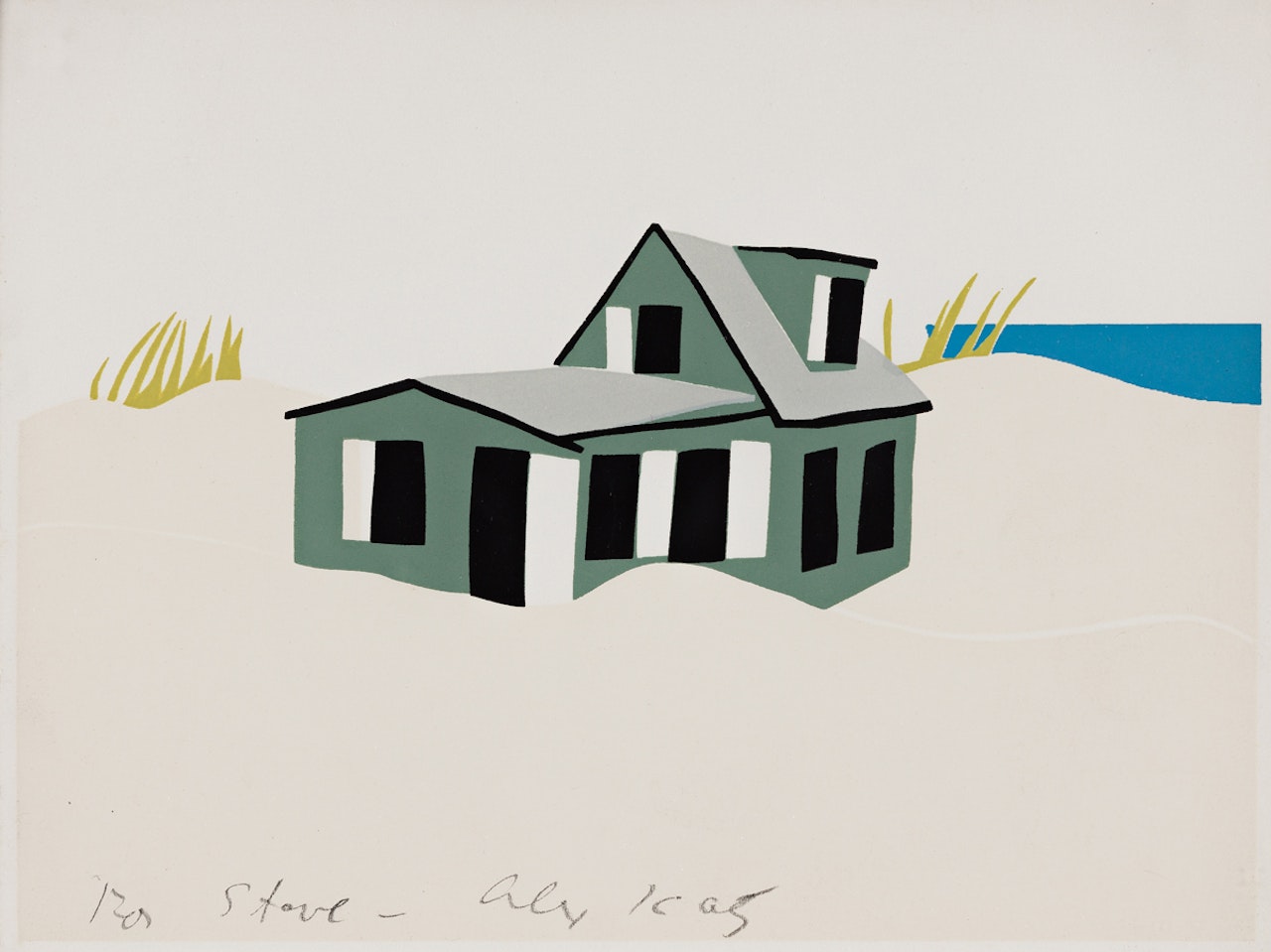 Beach House by Alex Katz