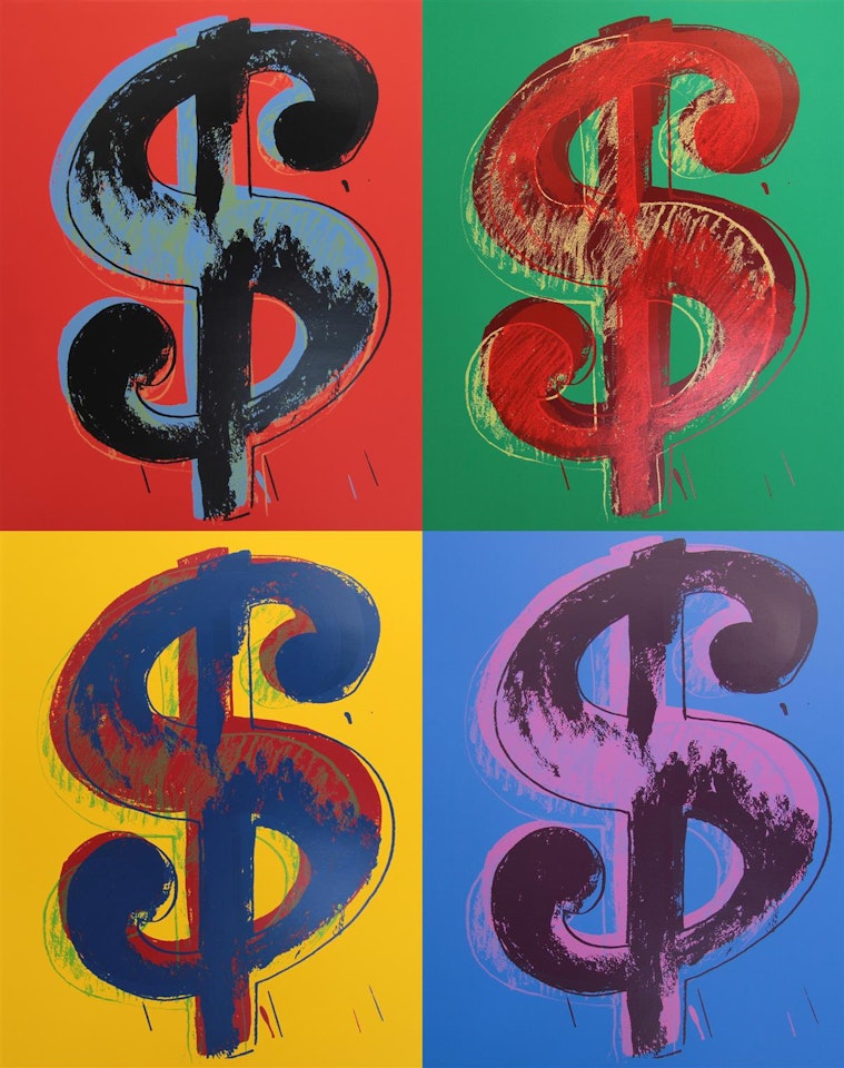 Dollar Signs Portfolio by Andy Warhol