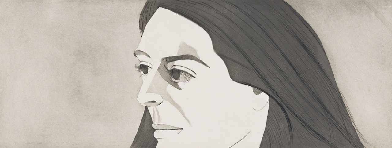Large Head of Ada by Alex Katz