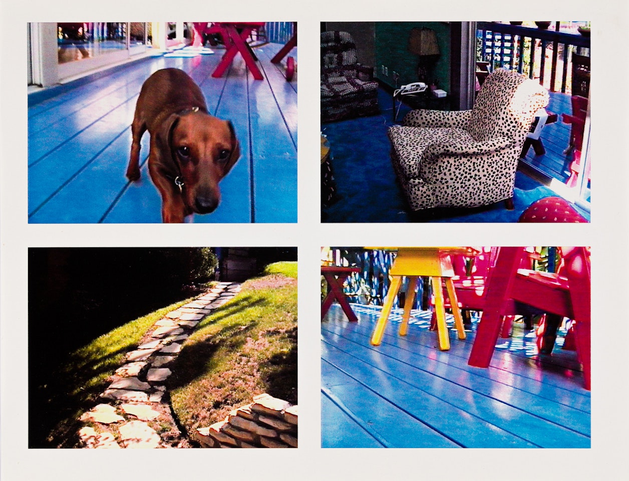 40 Pix of My House with Video Camera by David Hockney
