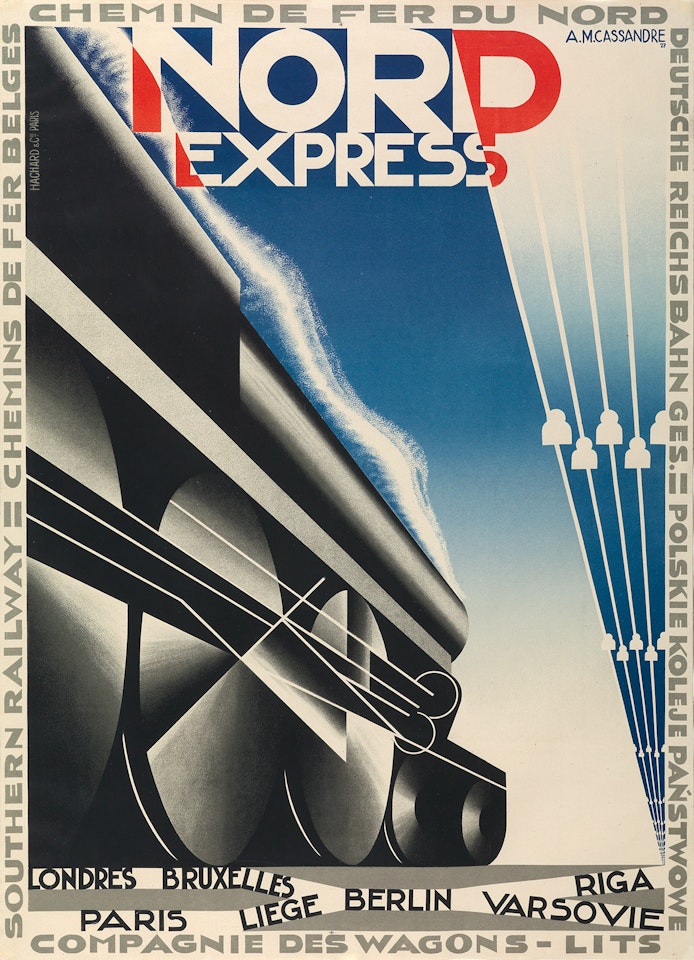 NORD EXPRESS by Cassandre (Adolphe Jean-Marie Mouron)