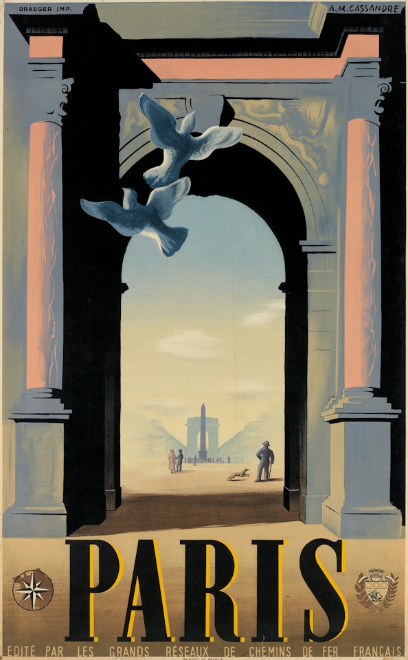 Paris by Cassandre (Adolphe Jean-Marie Mouron)