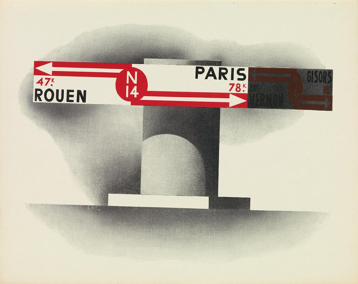 ROUEN / PARIS by Cassandre (Adolphe Jean-Marie Mouron)
