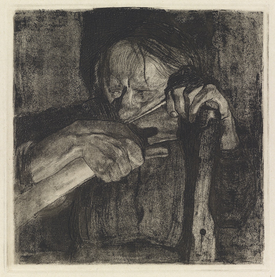 Aus vielen Wunden blutest du, o Volk by Kathe Kollwitz