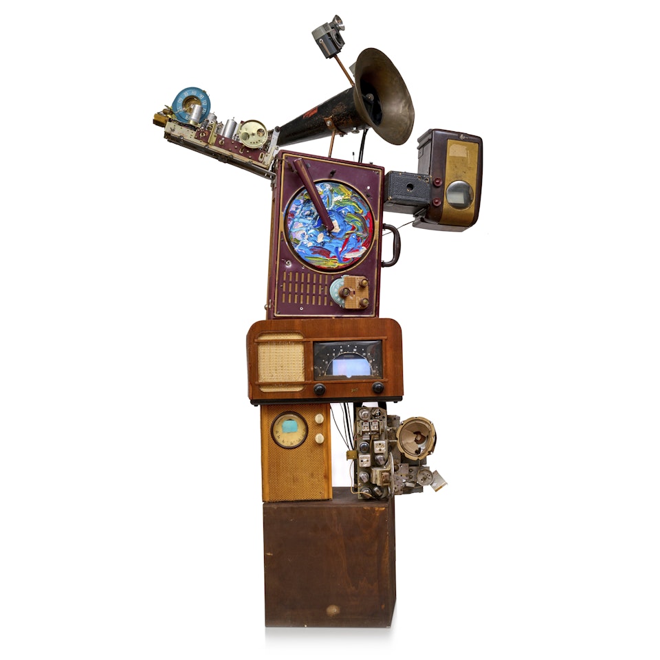 Pavarotti by Nam June Paik