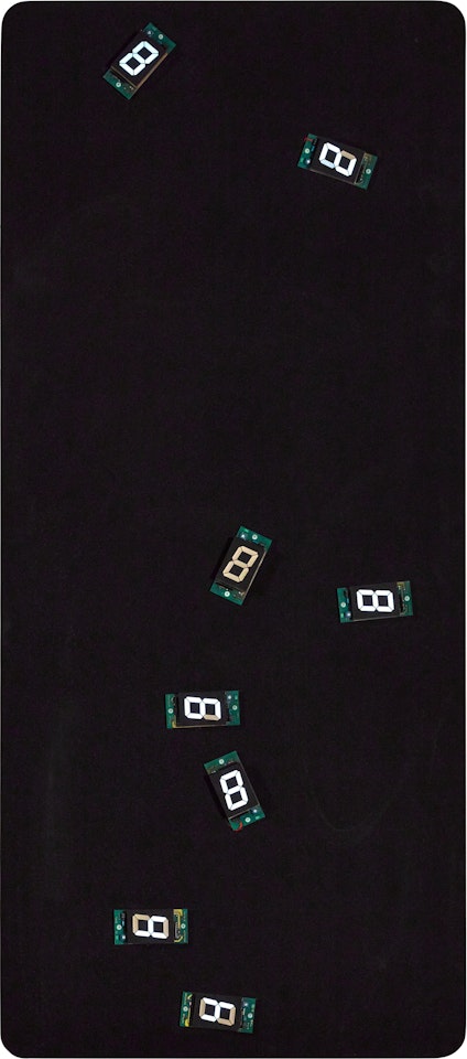 Time in Blue No. 17 by Tatsuo Miyajima