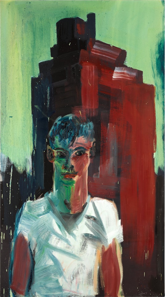The House and the Boy by Rainer Fetting