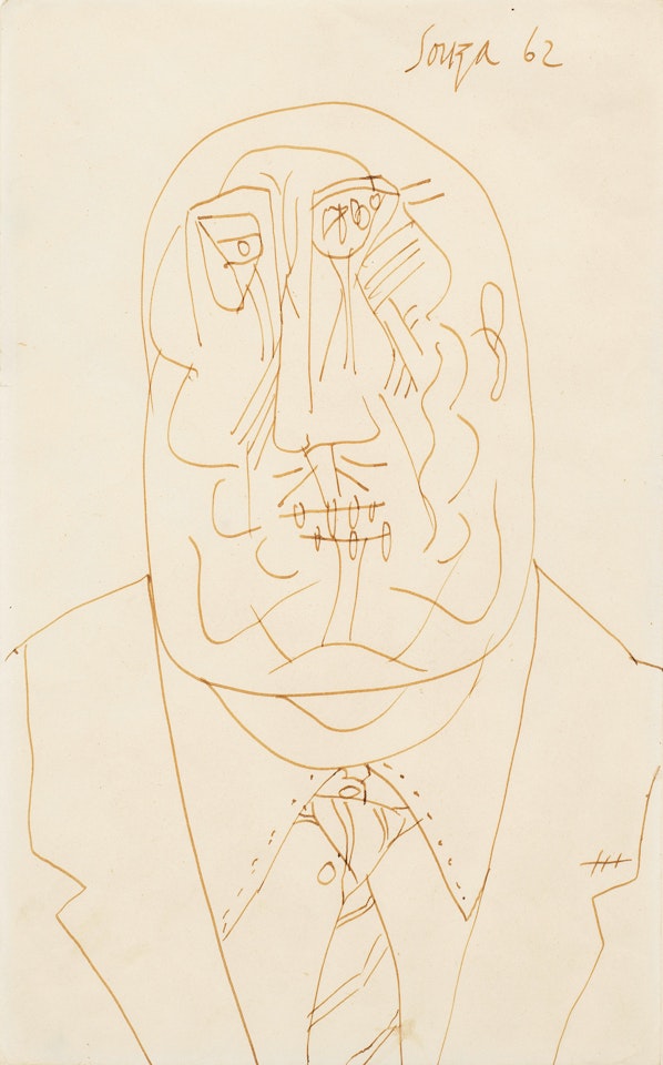 Untitled (Head) by Francis Newton Souza