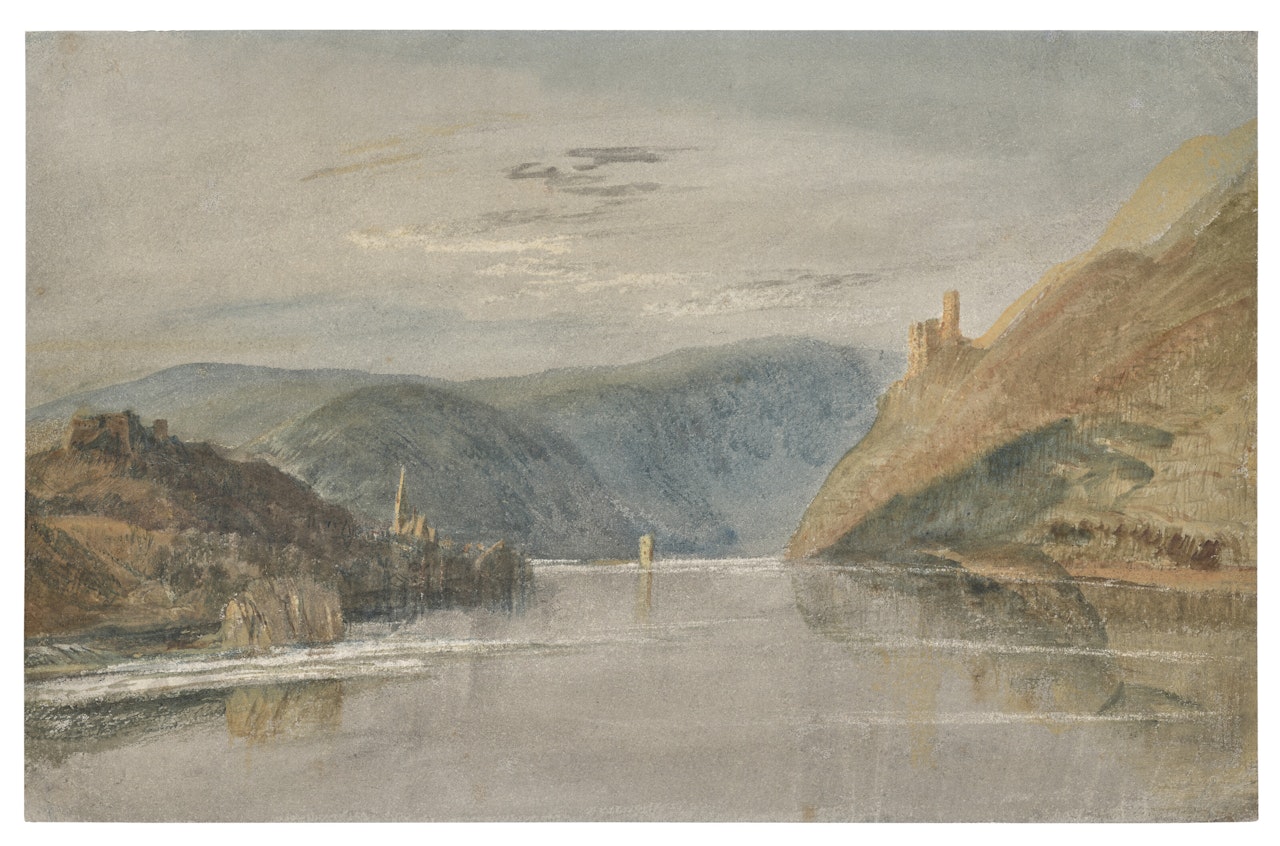 Binger Loch and the Mäuseturm by Joseph Mallord William Turner