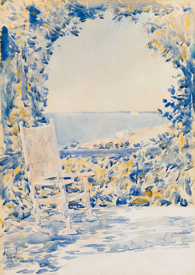 A Shady Spot by Childe Hassam