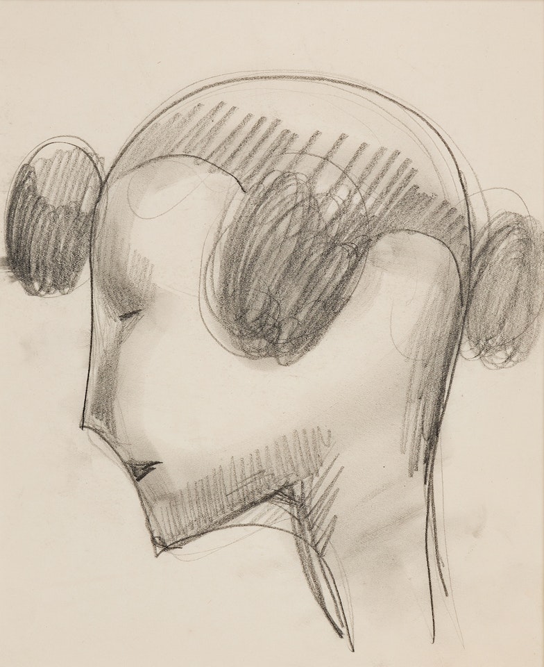 Female Head in Profile by Elie Nadelman