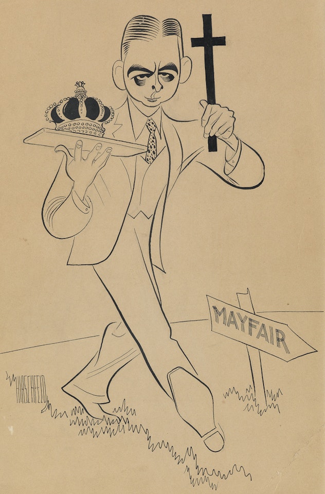 "T.S. Eliot" by Al Hirschfeld