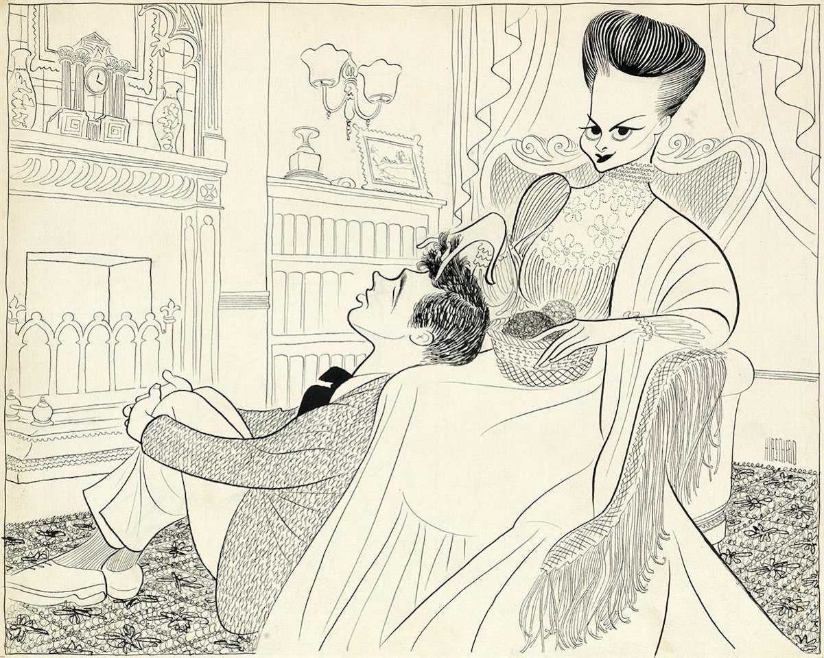 "Candida." by Al Hirschfeld