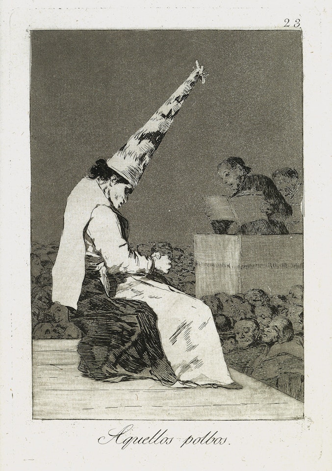 Aquellos polbos by Francisco José de Goya