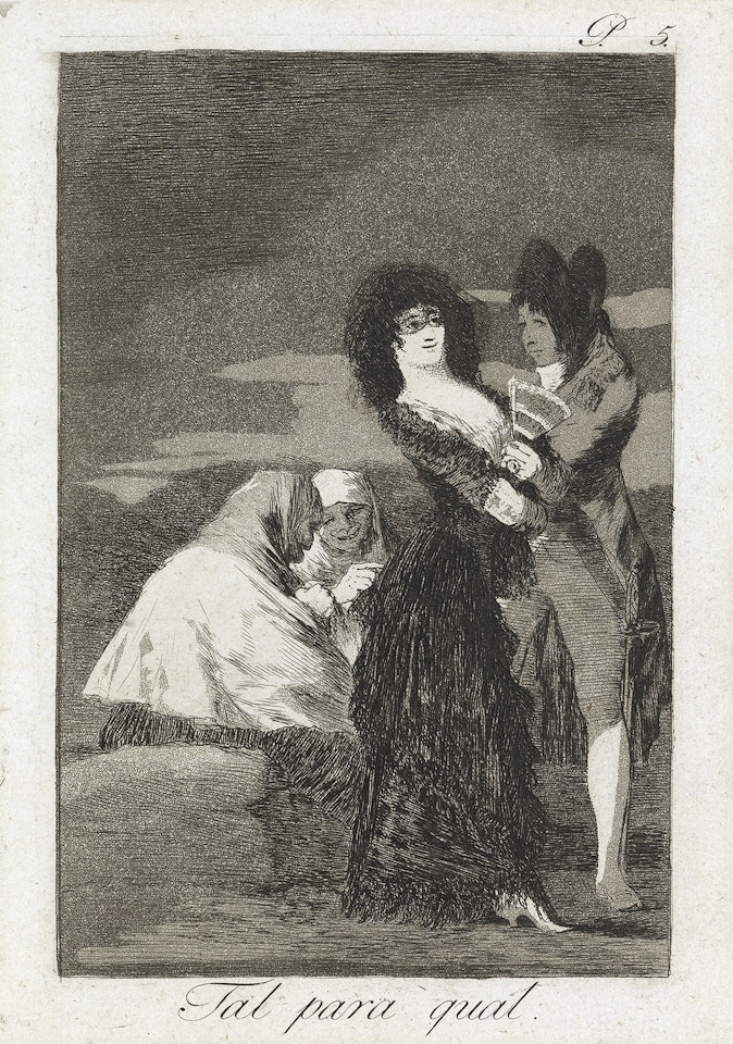 Tal para qual by Francisco José de Goya