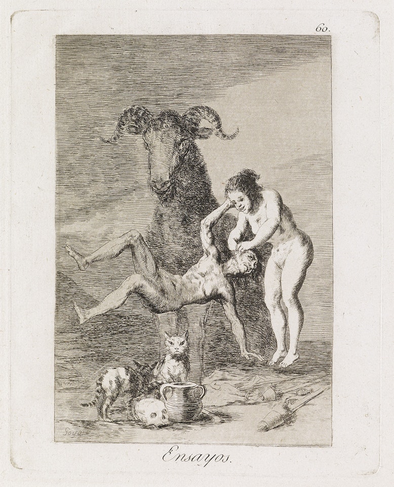 Aqautint and etching by Francisco José de Goya