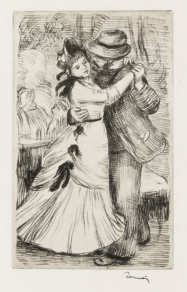 La Danse à la Campagne, 2e planche by Pierre-Auguste Renoir