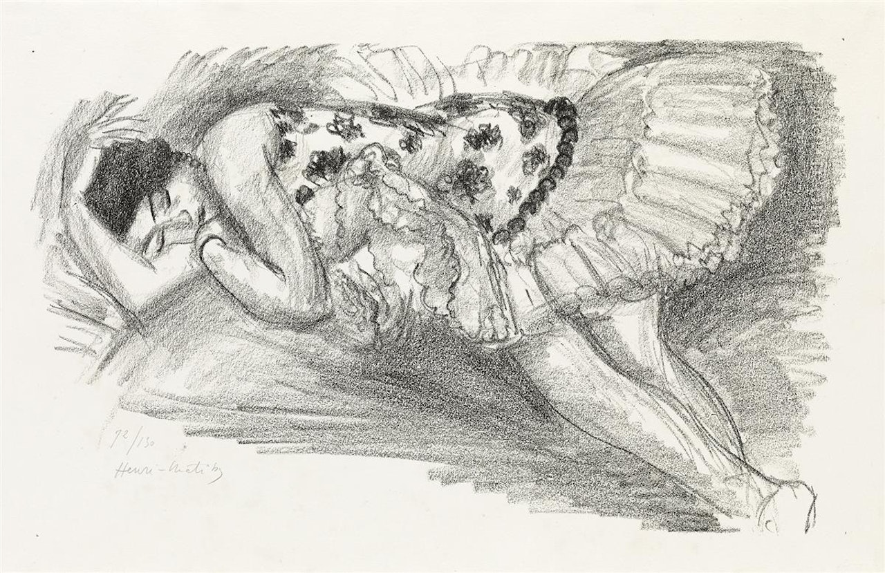 Danseuse endormie au divan by Henri Matisse