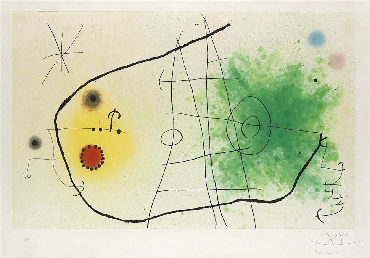 Partie de Campagne I by Joan Miró