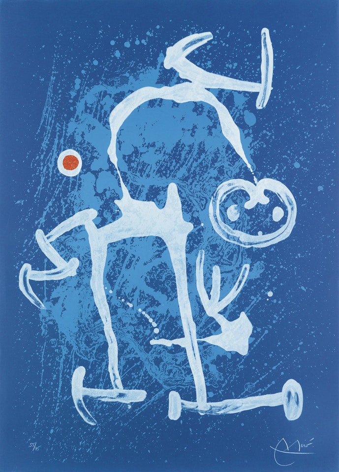 L'Illetré—Bleu by Joan Miró