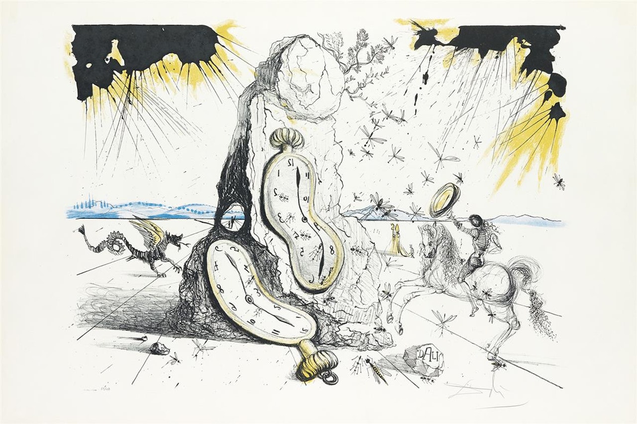 Cosmic Rays Resuscitating Soft Watches by Salvador Dali