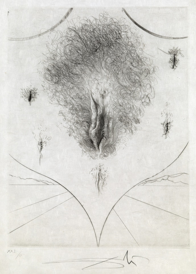 Vulva (Sexe) by Salvador Dali