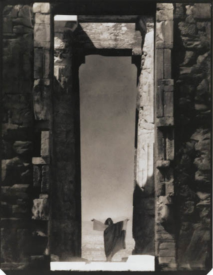 Isadora Duncan at the Portrals of the Parthenon by Rolf Petersen by Edward Steichen