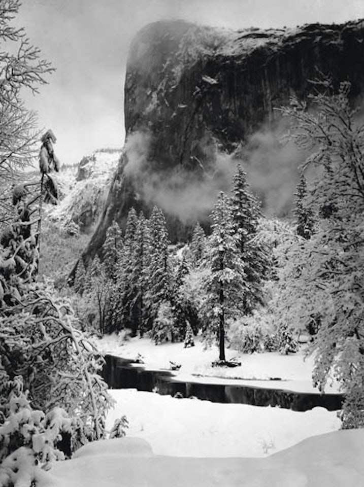El Capitan, Winter by Ansel Adams