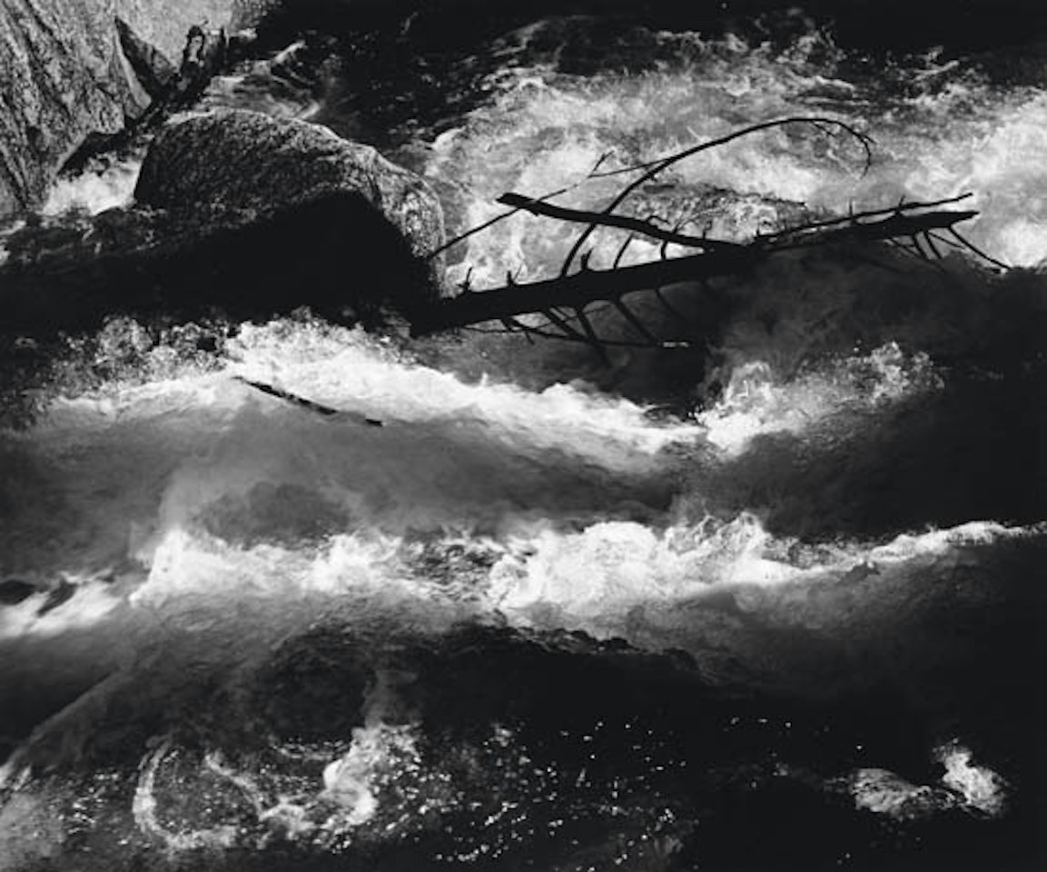 Rushing Water, Merced River by Ansel Adams