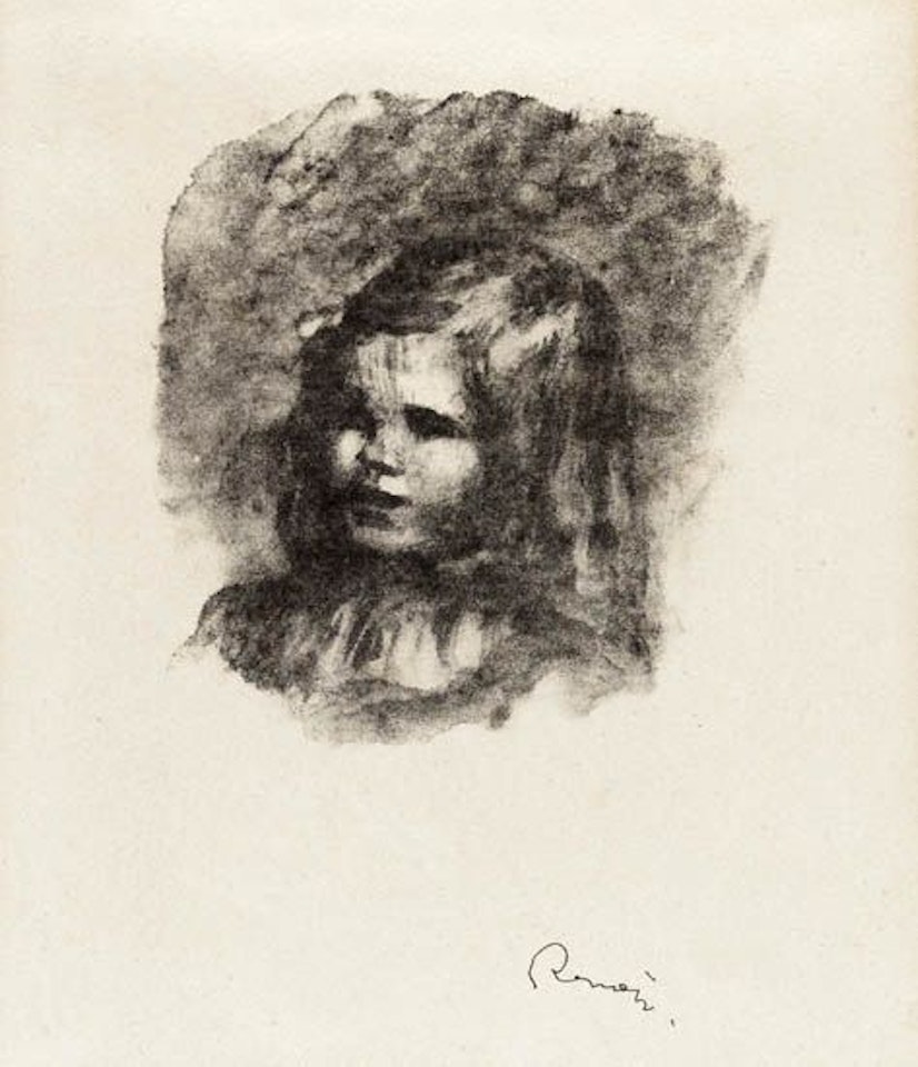 Claude Renoir, tourne a gauche by Pierre-Auguste Renoir