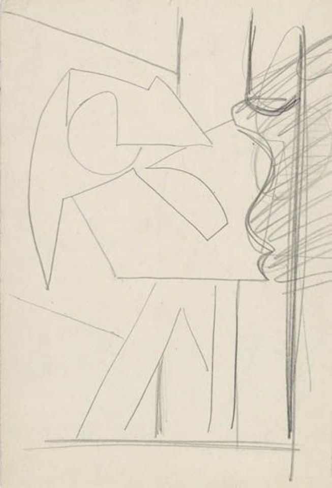Compostion with Standing Figure by Arshile Gorky
