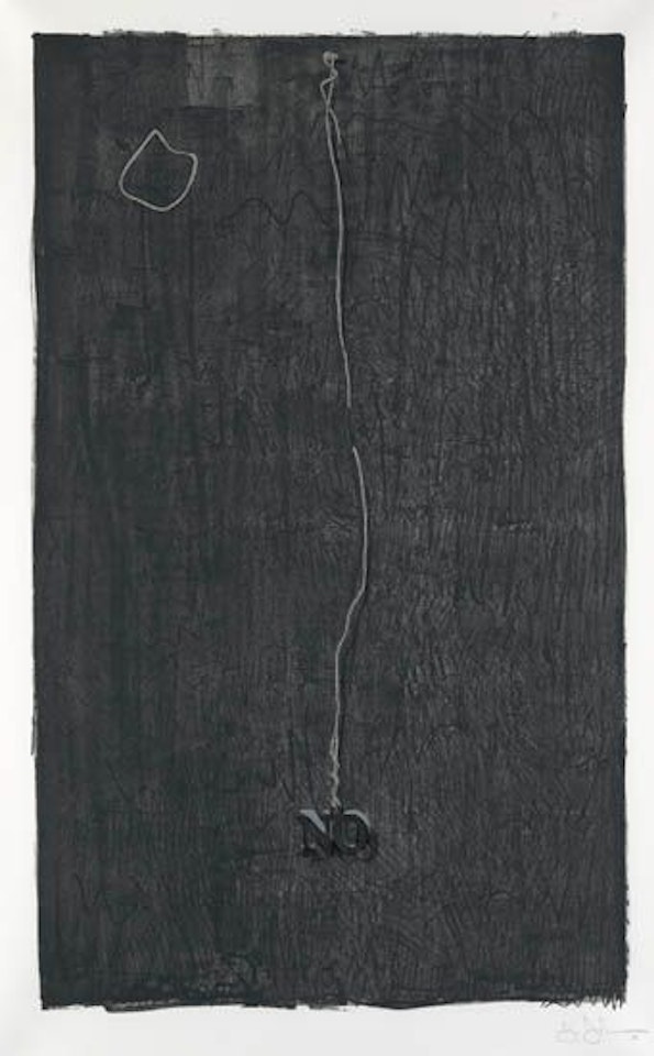 No by Jasper Johns