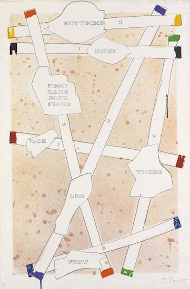 Sketch from Untitled, I by Jasper Johns