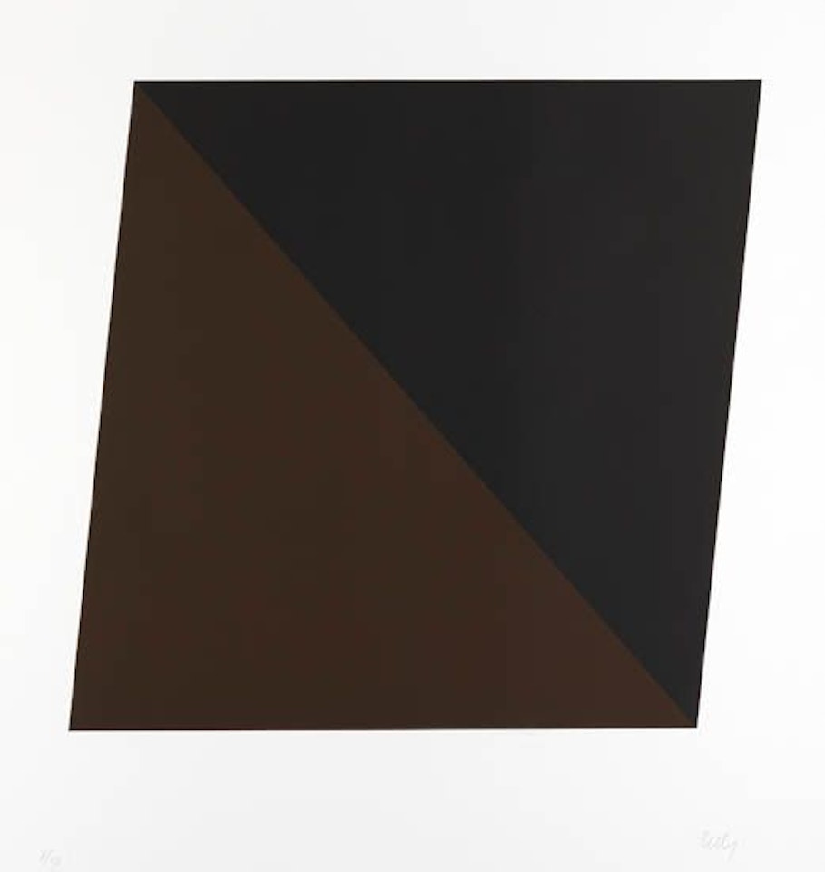 Black/Brown by Ellsworth Kelly