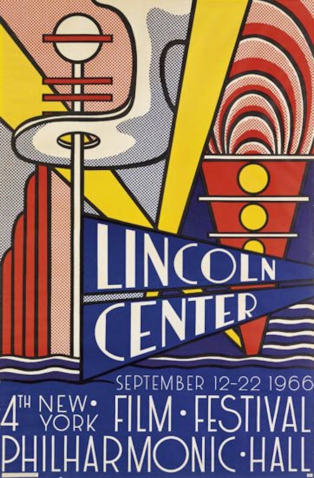 Lincoln Center Film Festival Poster by Roy Lichtenstein