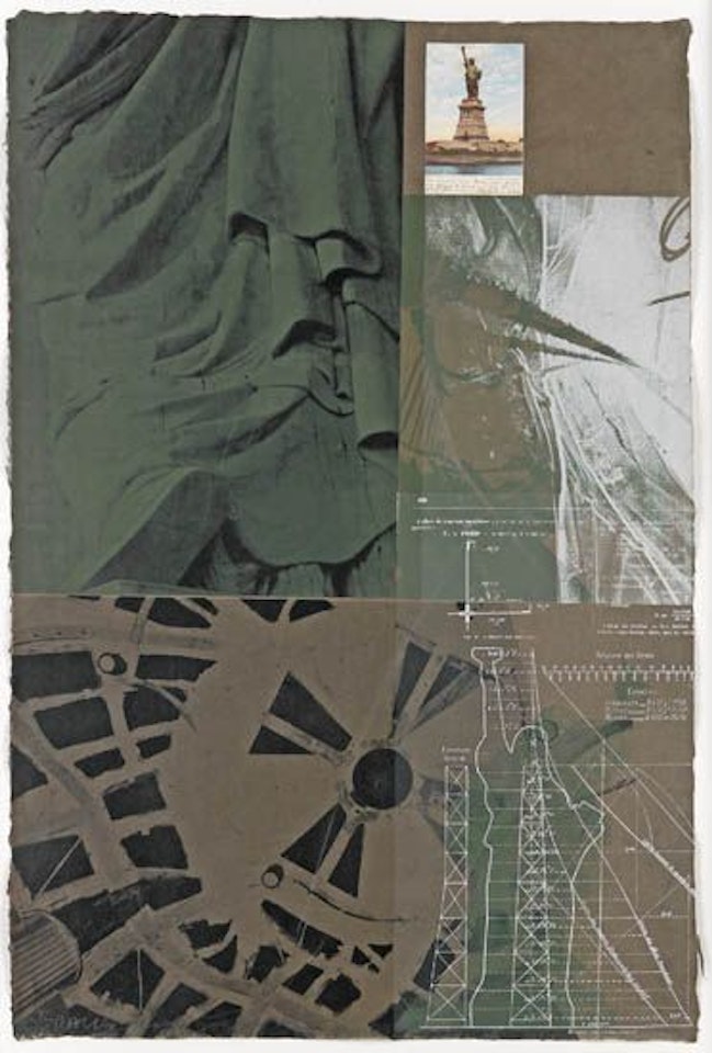 Untitled (Statue of Liberty) by Robert Rauschenberg