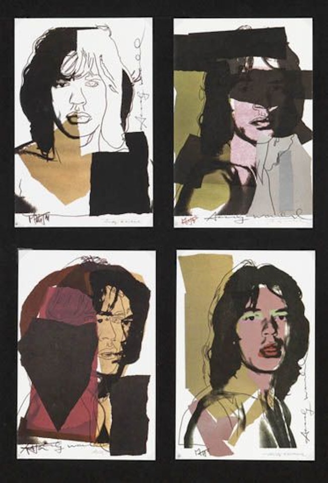 Mick Jagger by Andy Warhol