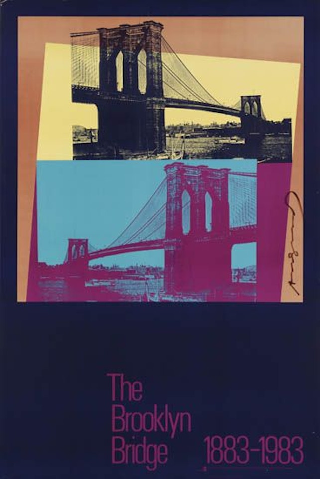 The Brooklyn Bridge by Andy Warhol