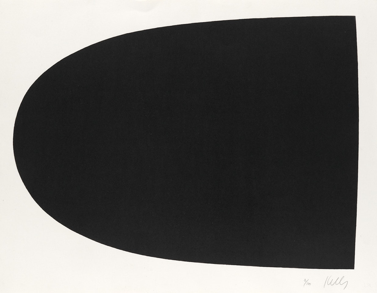 Black Form by Ellsworth Kelly