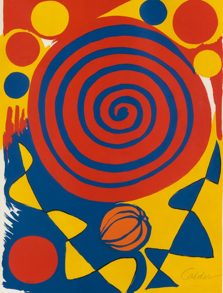 Spiral avec Citrouille by Alexander Calder