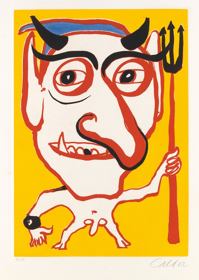 Portrait de Constantin Tacou by Alexander Calder